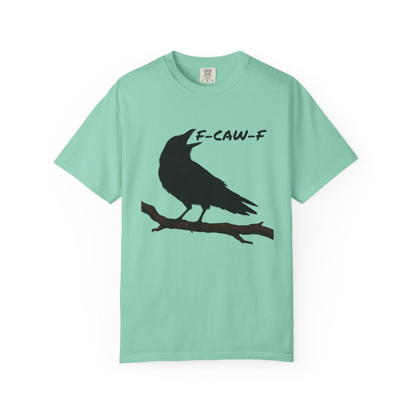 F-Caw-F Unisex T-Shirt, Casual Wear, Bird Lover Gift, Nature Tee, Funny Animal Shirt, Gift for Friends, crow