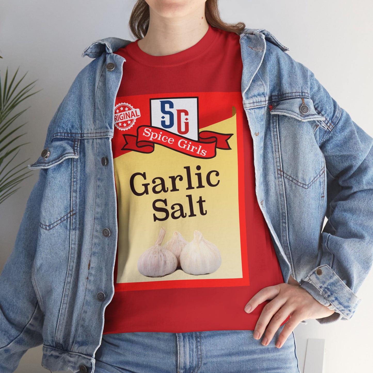 Garlic Salt Unisex T-Shirt, Funny Foodie Tee, Cooking Gift, Kitchen Humor Shirt, Casual Wear, Spice Lovers Apparel