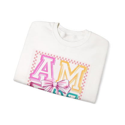 Blessed Amen Crewneck Sweatshirt, Cozy Sweatshirt, Christian Apparel, Faith-Based Gift, Inspirational Fashion