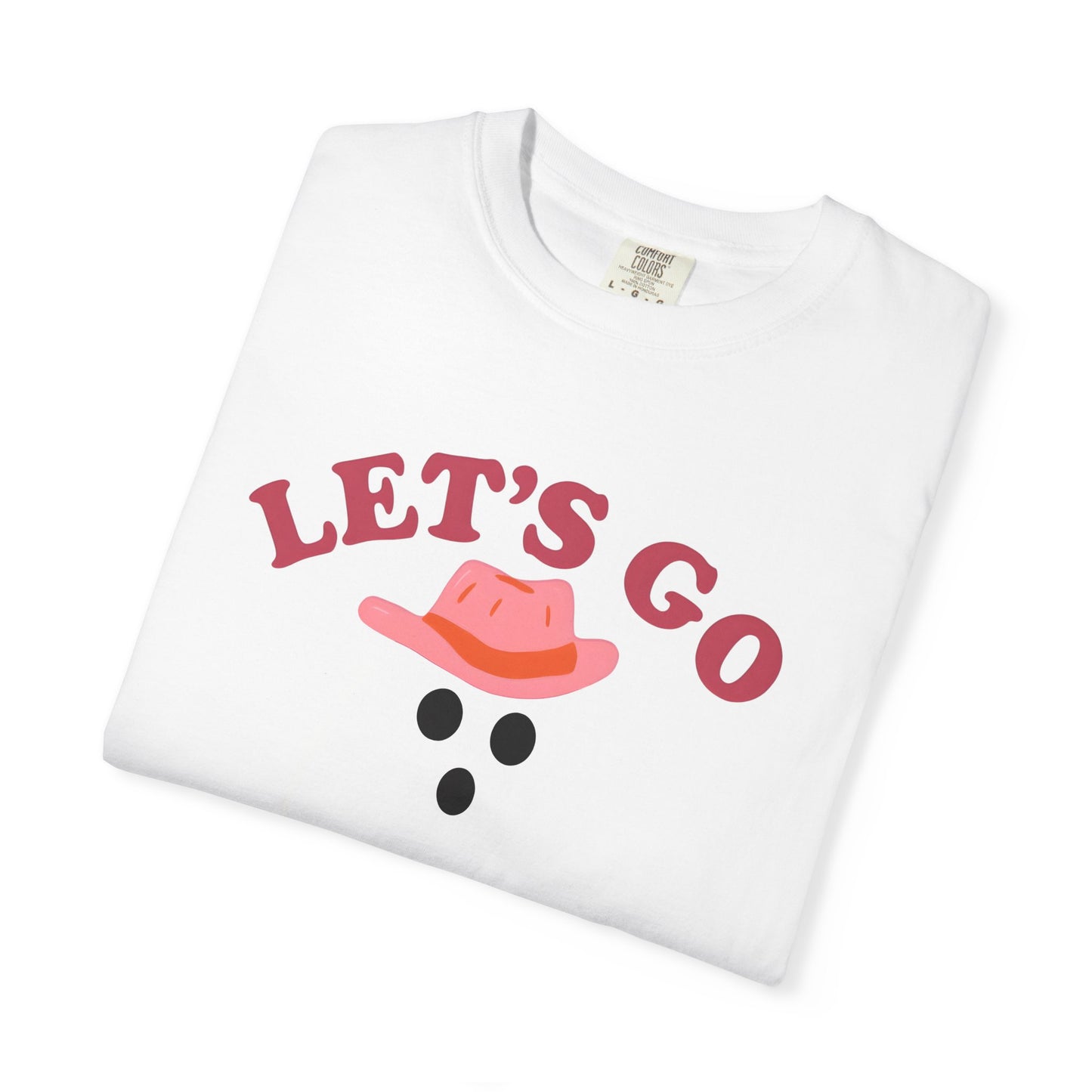 Unisex Garment-Dyed T-shirt Pepper Let's Go Ghouls Western Boots Ghost Halloween