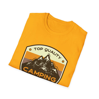 Camping Dad Unisex Softstyle T-Shirt | Perfect Gift for Dads, Outdoor Adventurers, Father's Day, Camping Trips, Family Gatherings