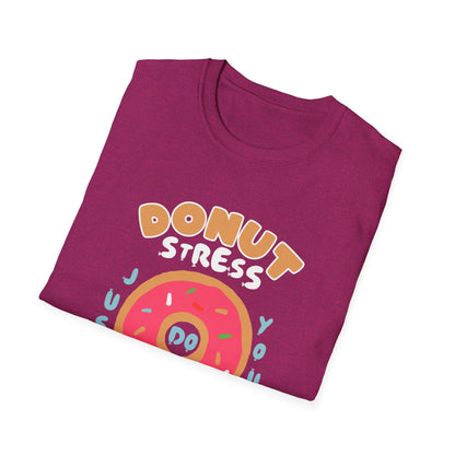 Donut Stress Unisex Softstyle T-Shirt, Funny Gift Shirt, Cute Graphic Tee, Relaxation Top, Perfect for Birthdays, Casual Wear