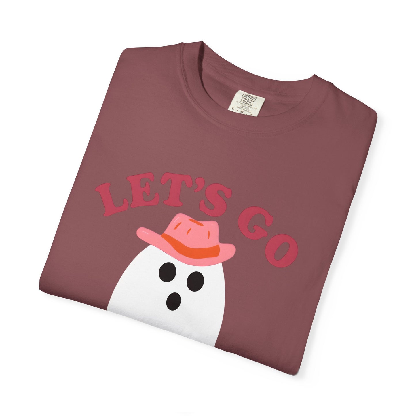 Unisex Garment-Dyed T-shirt Pepper Let's Go Ghouls Western Boots Ghost Halloween