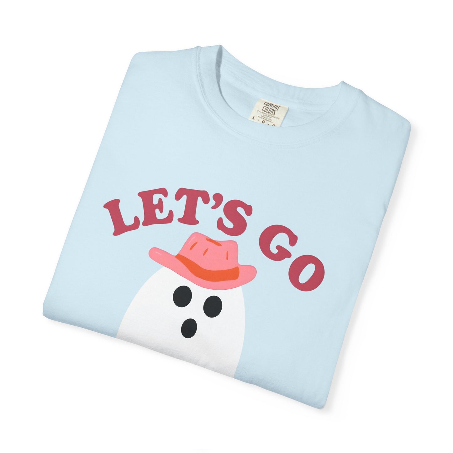 Unisex Garment-Dyed T-shirt Pepper Let's Go Ghouls Western Boots Ghost Halloween