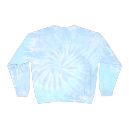 Unisex Tie-Dye Sweatshirt: Tired AF Chronic Fatigue, Cozy Casual Wear, Gift for the Sleepy, Relaxation Apparel, Trendy Fashion Statement