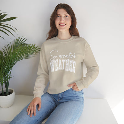 Unisex Heavy Blend™ Crewneck Sweater Weather Sweatshirt