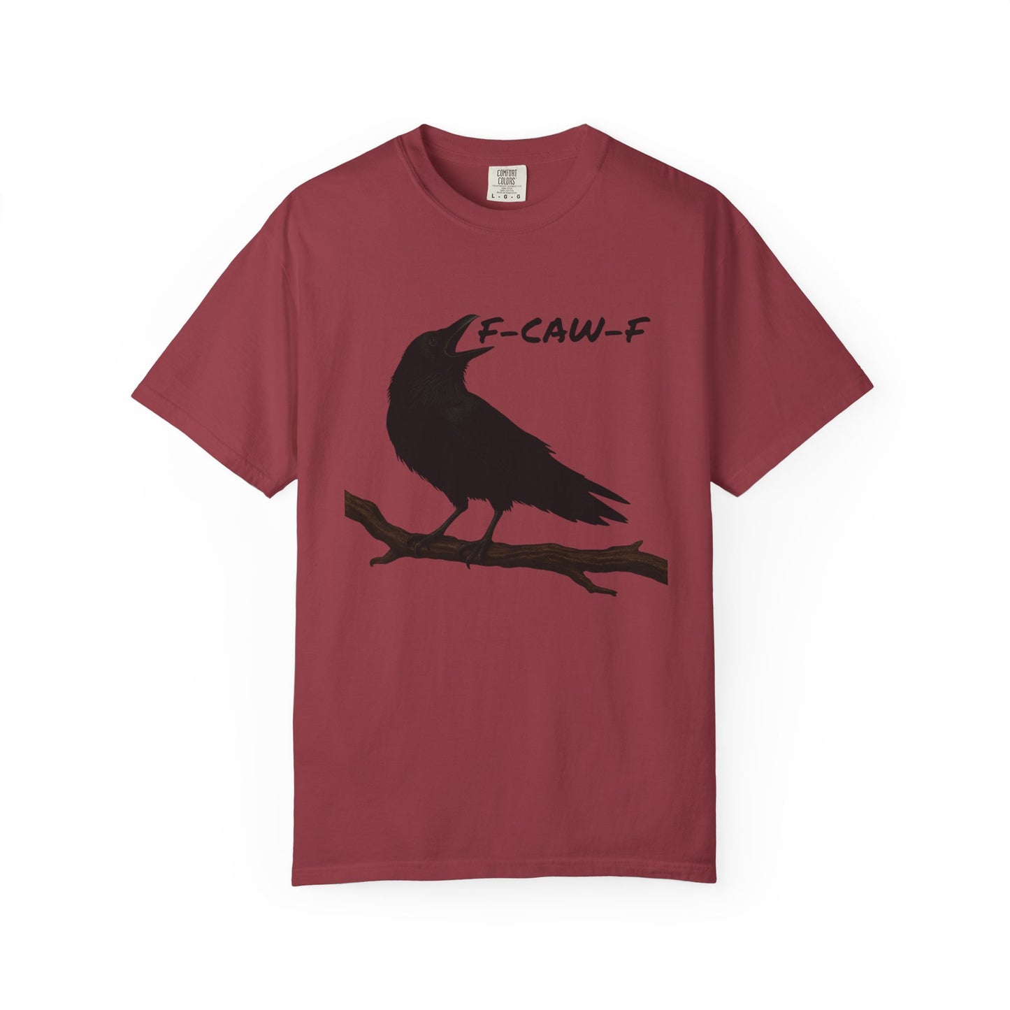 F-Caw-F Unisex T-Shirt, Casual Wear, Bird Lover Gift, Nature Tee, Funny Animal Shirt, Gift for Friends, crow