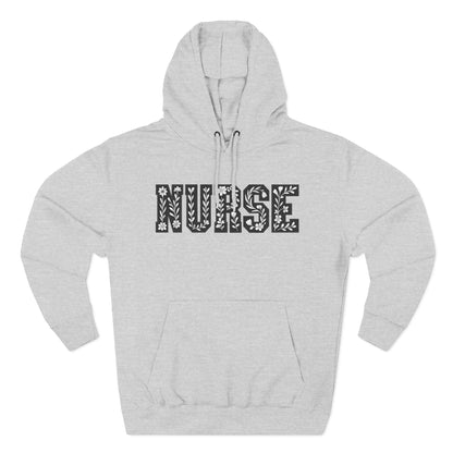 Nurse Fleece Hoodie | Cozy Medical Apparel, Gift for Healthcare Workers, Nurse Appreciation, Medical Humor Hoodie