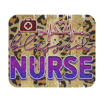 Blessed Nurse Mouse Pad, Cute Gifts for Nurses, Animal Print Desk Accessories, Nursing Graduation Gift, Nurse Appreciation Week
