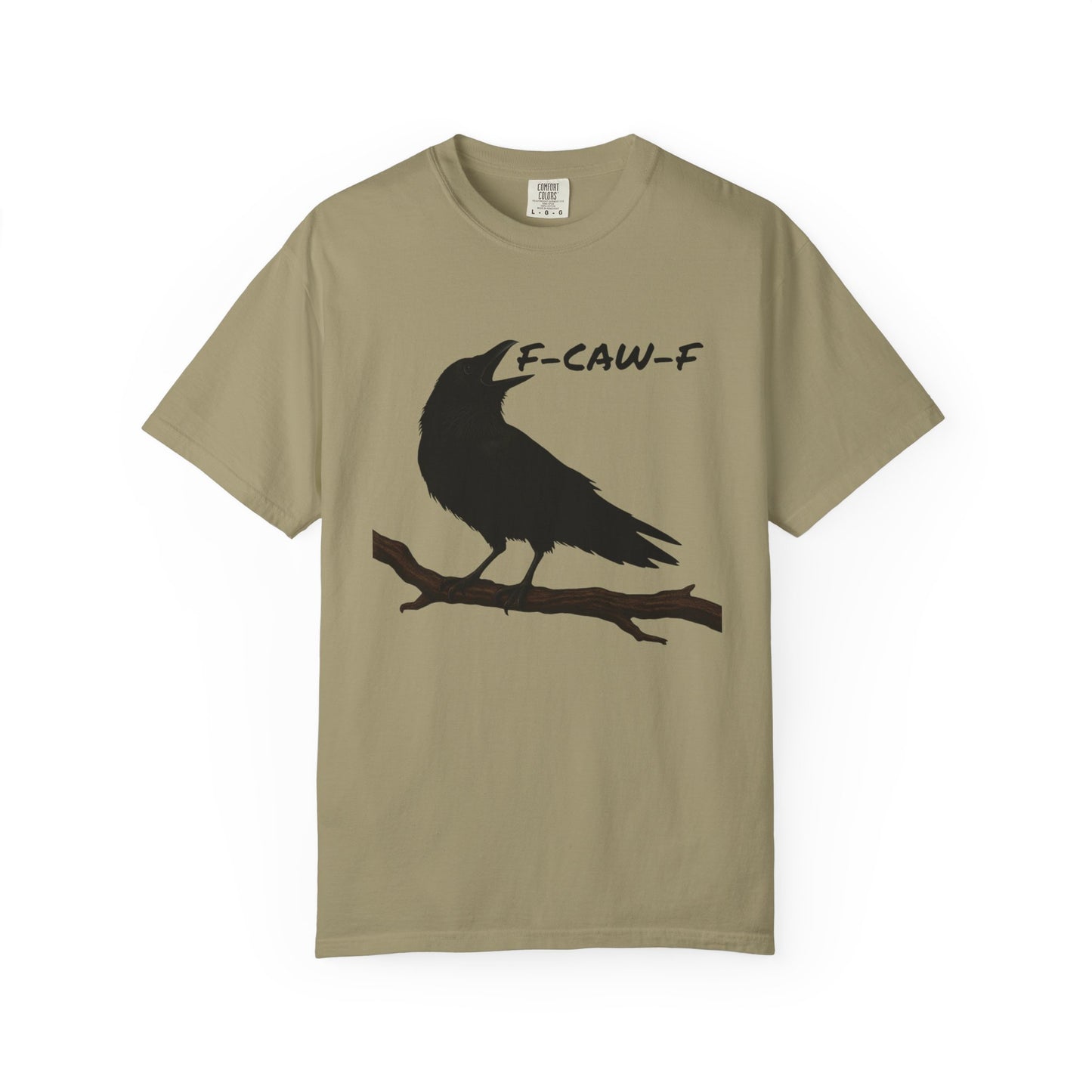 F-Caw-F Unisex T-Shirt, Casual Wear, Bird Lover Gift, Nature Tee, Funny Animal Shirt, Gift for Friends, crow