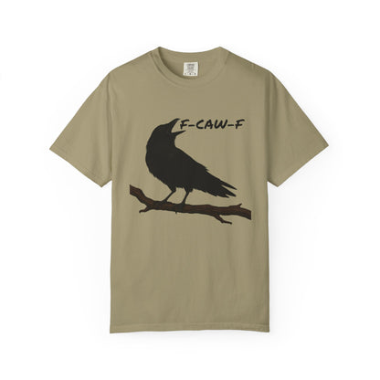 F-Caw-F Unisex T-Shirt, Casual Wear, Bird Lover Gift, Nature Tee, Funny Animal Shirt, Gift for Friends, crow