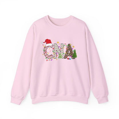 Christmas Festive CNA Crewneck Sweatshirt with Holiday Design