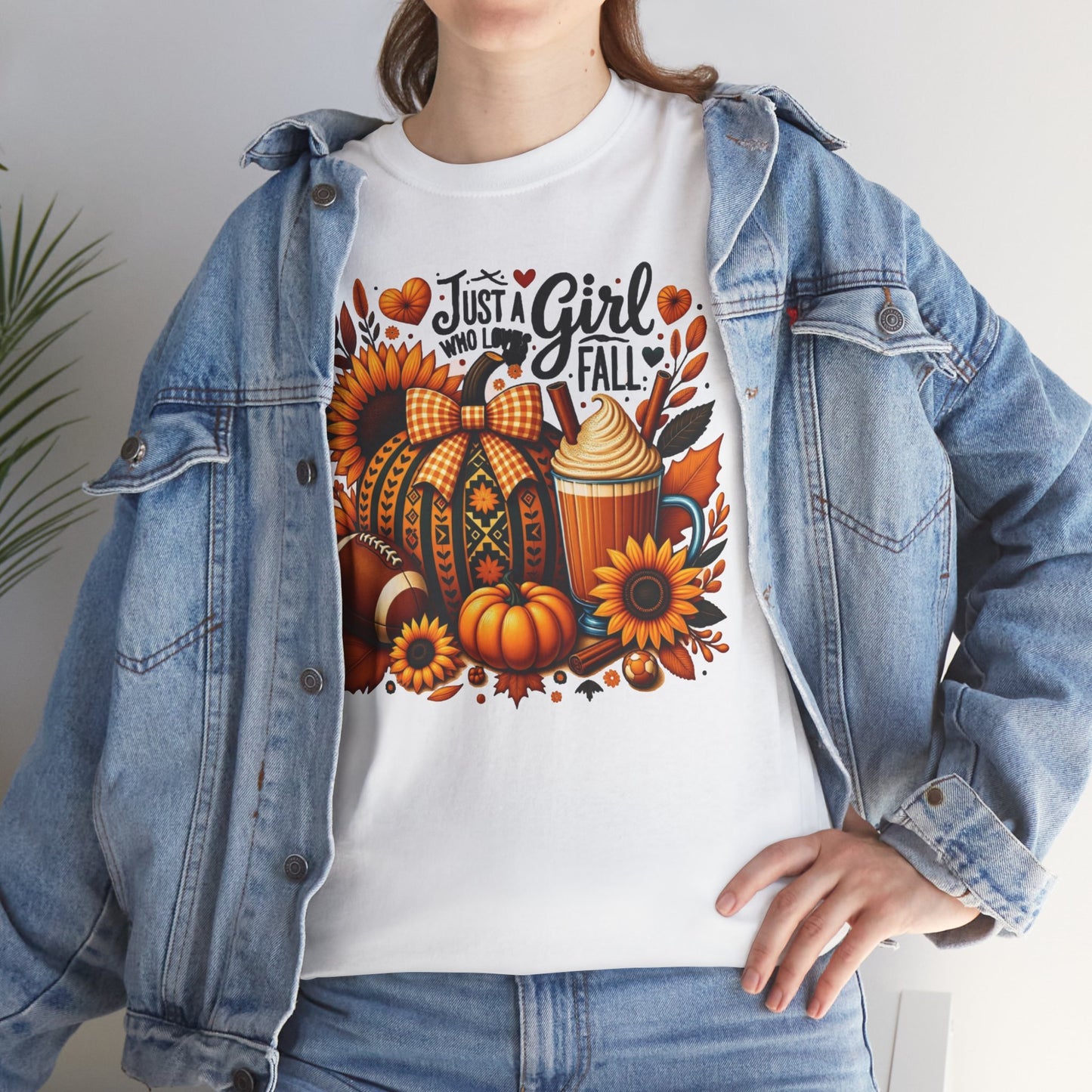 Fall-Themed Unisex Heavy Cotton Tee, Cozy Autumn Shirt, Thanksgiving Gift, Harvest Festival Apparel, Seasonal Fashion Statement