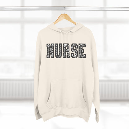 Nurse Fleece Hoodie | Cozy Medical Apparel, Gift for Healthcare Workers, Nurse Appreciation, Medical Humor Hoodie