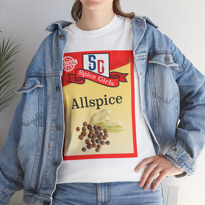 Spice Inspired Tee, Fun Cooking Shirt, Allspice Graphic Tee, Unique Kitchen Gift, Foodie Apparel, Culinary Humor Top