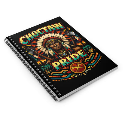 Choctaw Pride Spiral Notebook — Native American Heritage Ruled Journal