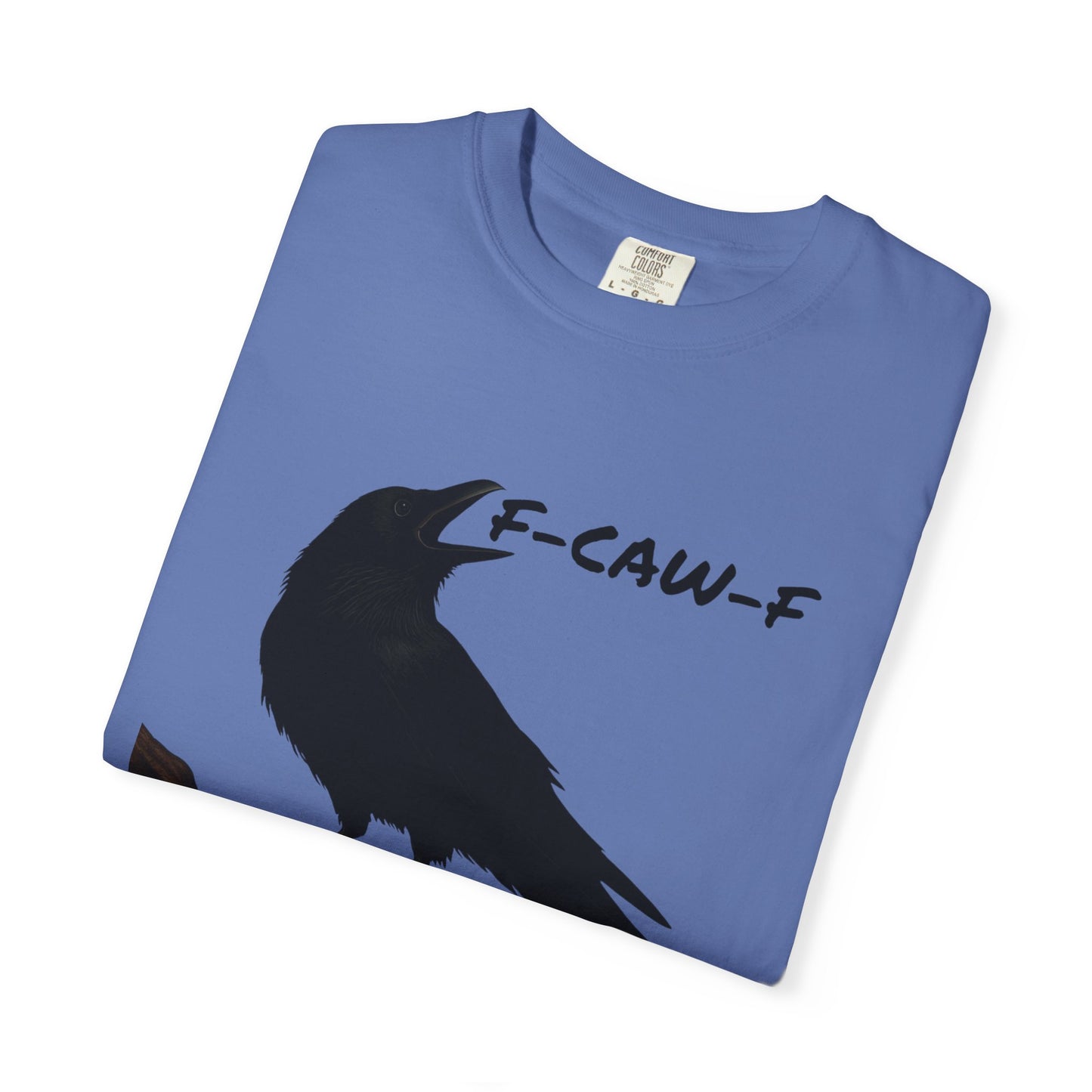 F-Caw-F Unisex T-Shirt, Casual Wear, Bird Lover Gift, Nature Tee, Funny Animal Shirt, Gift for Friends, crow