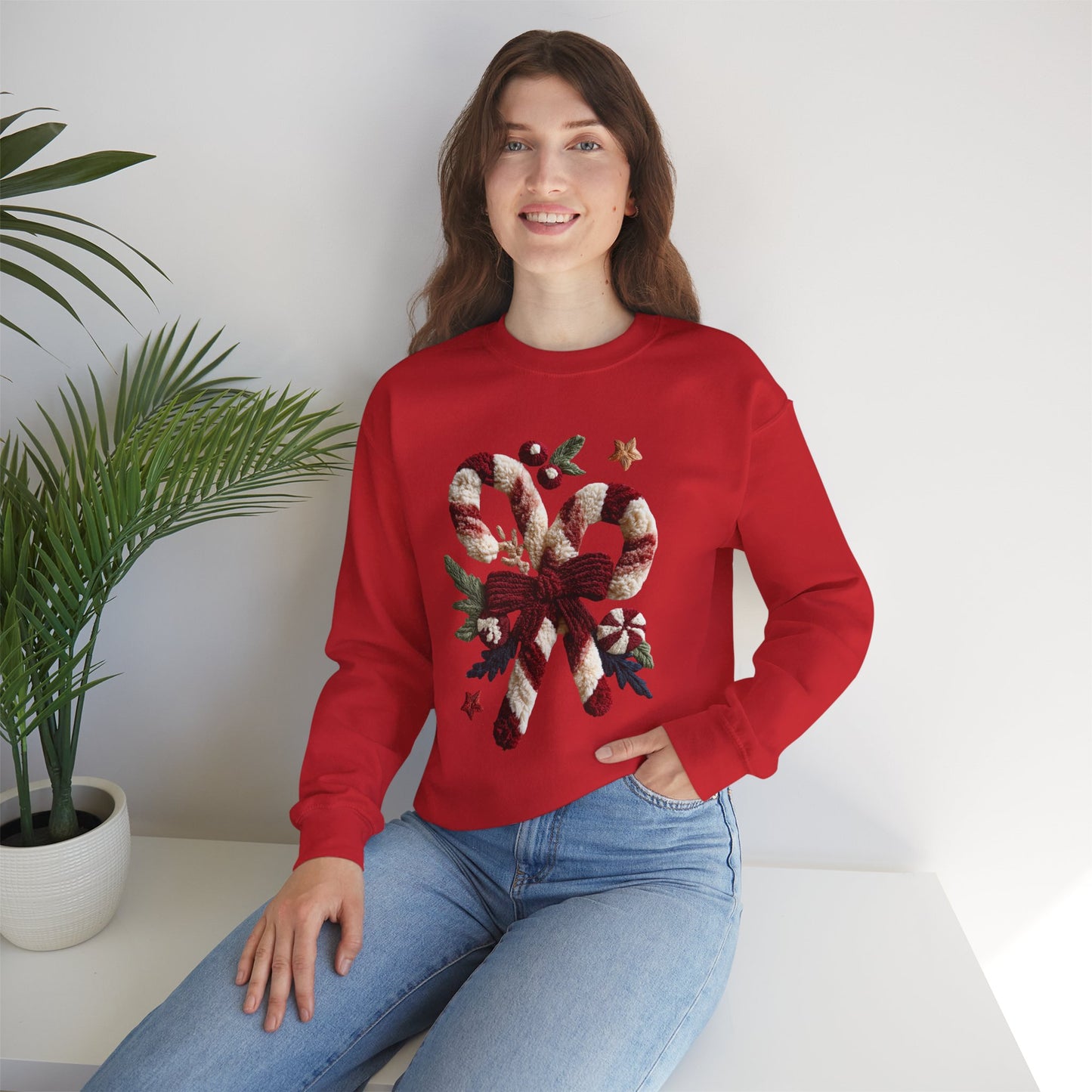 Candy Cane Christmas Sweatshirt