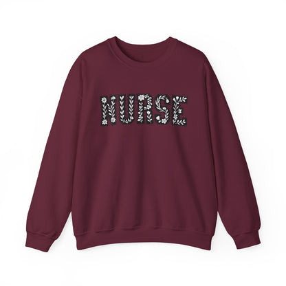 Nurse Crewneck Sweatshirt, Cozy Gift for Healthcare Workers, Ideal for Nursing Students, Medical Professionals, Appreciation Gift