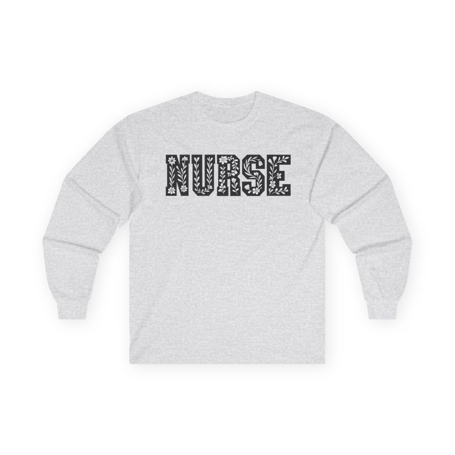 Nurse Long Sleeve Tee - Gift for Healthcare Workers, Medical Apparel, Nurse Appreciation, Everyday Wear, Unisex Cotton Shirt