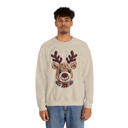 Cozy Reindeer Sweatshirt for the Holidays