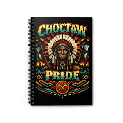 Choctaw Pride Spiral Notebook — Native American Heritage Ruled Journal